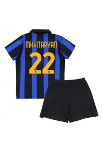 Inter Milan Henrikh Mkhitaryan #22 Jalkapallovaatteet Lasten Kotipeliasu 2026-27 Lyhythihainen (+ Lyhyet housut)